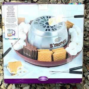Electric stainless  steel s’mores maker